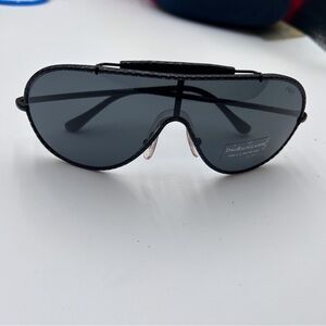 Polo Ralph Lauren Dark Gray Aviator Sunglasses